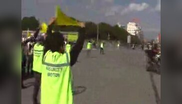 Antalya'da bisiklet yarışında feci kaza