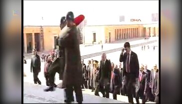 Anıtkabir'de 23 Nisan töreni