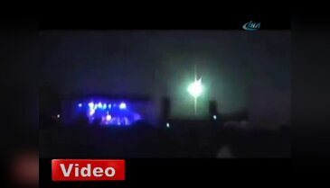 Konser sırasında göktaşı düştü