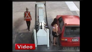 Benzin hırsızları böyle yakalandı