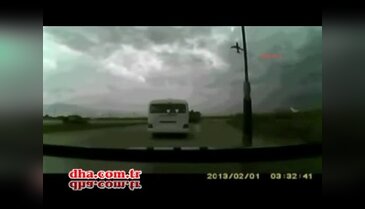 Uçağın çakılma anı!