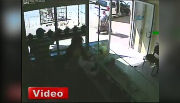 Film gibi soygun kamerada!
