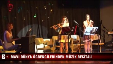 Mavi Dünya öğrencilerinden müzik resitali