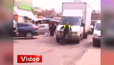 Kayan aracını durduramayınca...