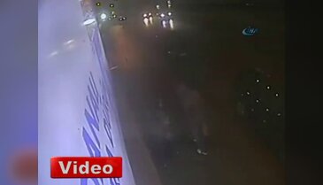 Aslı'nın öldüğü kaza kamerada