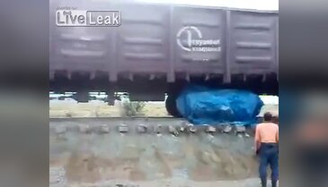 Rusya'da yük böyle boşaltılır
