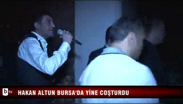 Hakan Altun'dan Bursa'da müthiş konser