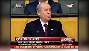 Devlet Bahçeli; "Şampuan Galatasaray"