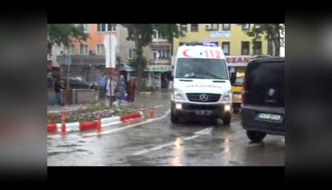 Yağmurla gelen kazada can pazarı