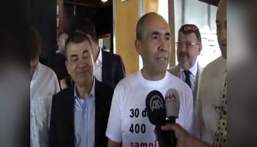 İddia için 400 şınav çekti