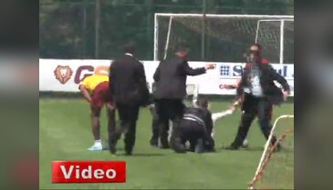 Taraftar Drogba'yı sakatladı