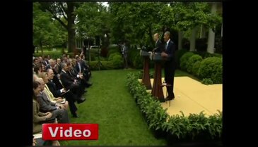 Obama ile yağmurda ıslandılar