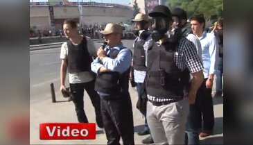 Reyhanlı protestolarında İstanbulda'da aynı manzara