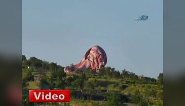 Balon kazası kamerada!