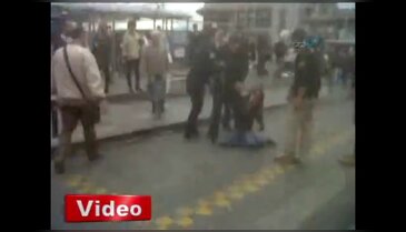 Sarhoş kadına meydan dayağı