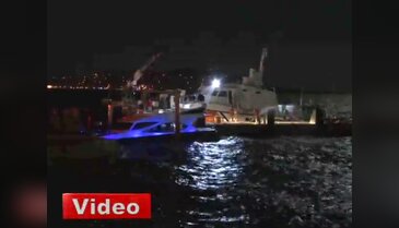 Milyon dolarlık yat batıyordu