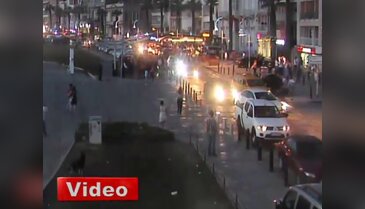 At dehşeti kamerada