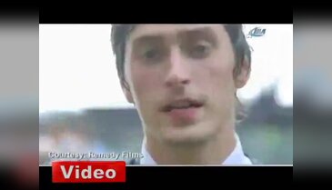 Gelin ve damat dereye düştü