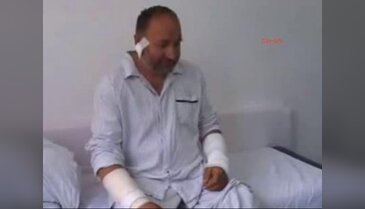 Ayıyı elleriyle boğdu