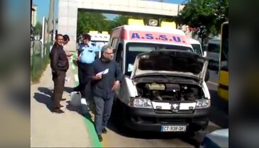 Bursa'da yabancı plakalı ambulans alarmı