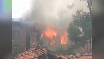 Bursa'da korkutan yangın