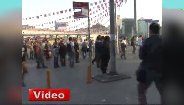 Gezi'de sert müdahale
