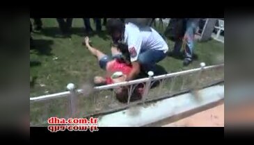Taksim'de Mısırlı kadın da gazdan nasibini aldı!