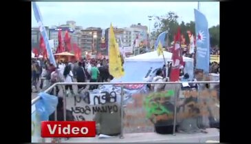 Gezi Parkı'na taraftarlar' geldi