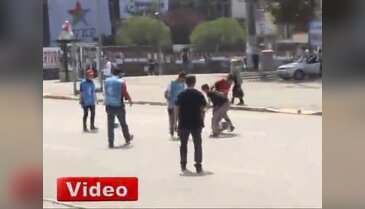 Gezi Parkı'nda maç keyfi