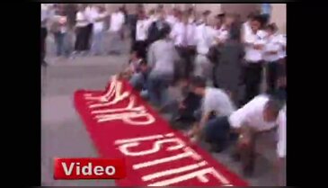 Çağlayan'da 'Gezi Parkı' eylemi