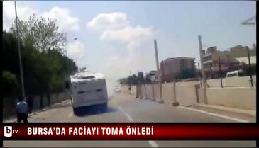 Bursa’da faciayı TOMA böyle önledi