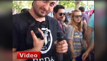 Taksim'deki en küçük çapulcu