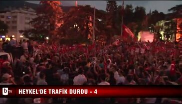 Heykel'de eylem sürüyor - 4