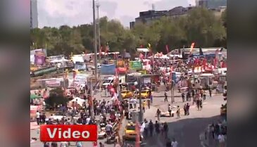 Gezi Parkı'nda evlenme teklifi