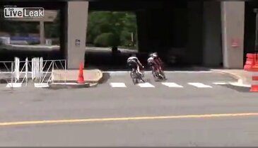 Bisiklet yarışında facia yaşandı