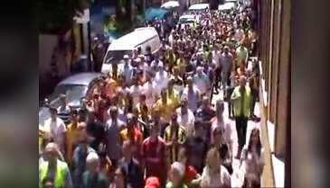 4 büyük takım taraftarlarından 'madene hayır' yürüyüşü