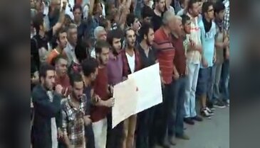 Bursa'da Gezi Parkı protestosuna destek eylemi