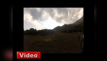 Dehşet anları kamerada