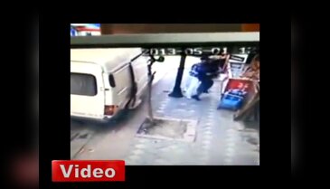'Fakir' gaspçı kamerada