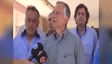 Yoğun bakımdaki üniversiteli Ali'nin ailesine ziyaret