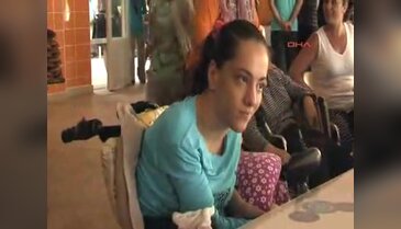 Engellilerin deniz keyfi