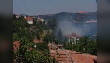 İstanbul'da korkutan yangın!