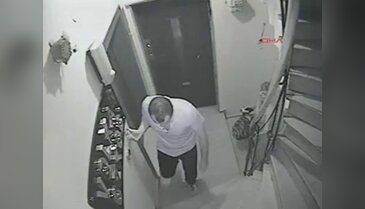 "Apartmandaki polis dayağı" güvenlik kamerasında