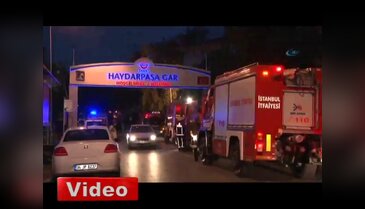 Haydarpaşa Garı'nda korkutan yangın