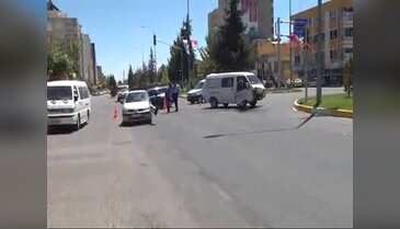 Kırmızı ışık ihlali kazaya neden oldu
