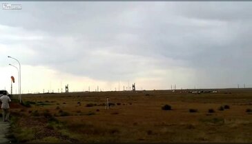 Düşen roketin yeni görüntüleri