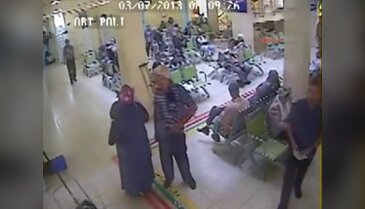 Kameralardan kaçamadı