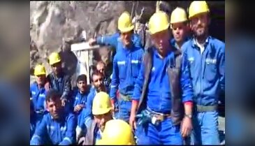 Maden ocağı işçilerinden iş bırakma eylemi
