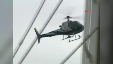 Rusya'da saniye saniye helikopter kazası