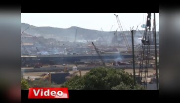 Yunan deniz filosu Türk sularında karaya oturdu